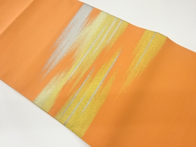 綴れ霞模様織出し名古屋帯